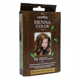 Venita Henna Color hajszínező por nr. 13 - mogyoróbarna 25g