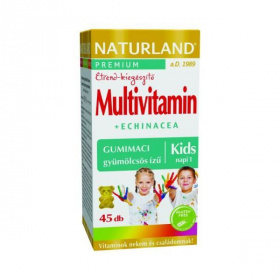 Naturland multivitamin + echinacea gumivitamin gyermekeknek 45db