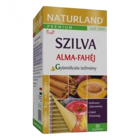 Naturland prémium szilva-alma-fahéj tea 20db