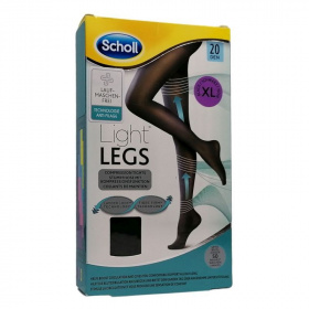 Scholl Light Legs Black 20 DEN XL kompressziós harisnya 1db