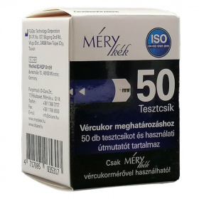 Méry kék Tesztcsík 50db