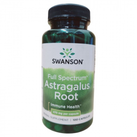 Swanson Astragalus root (kínai csüdfű) 470mg kapszula 100db