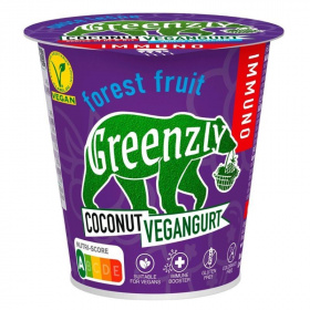 Greenzly kókuszos vegángurt (erdei gyümölcsös) 130g