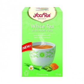 Yogi bio fehér tea aloe verával 17x1,8g