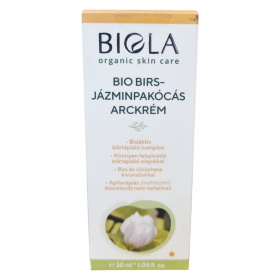 Biola bio birs jázminpakócás arckrém 30ml