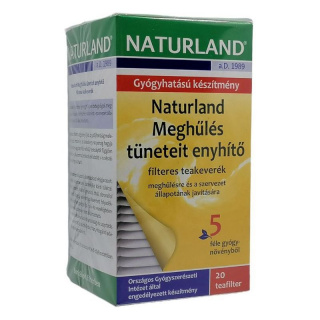 Naturland meghűlés tüneteit enyhítő teakeverék 20db