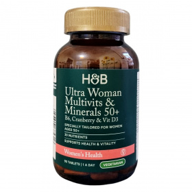 Holland & Barrett Ultra Woman Multivitamin Mineral 50+ tabletta 90db