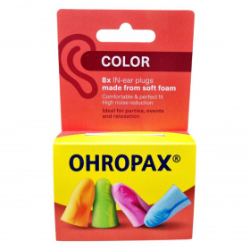 Ohropax színes füldugó 8db