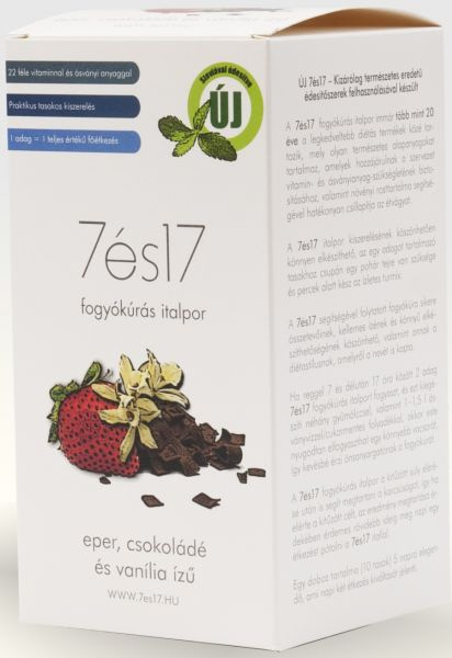 7 és 17 Fogyasztó italpor csokoládéízű g - Plantágó gyógyszertár