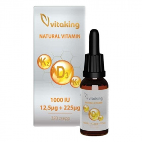 Vitaking D3+K2+K1 vitamin cseppek 10ml