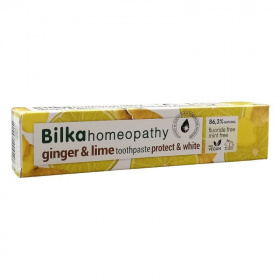 Bilka Homeopathy gyömbér-lime ízű fehérítő fogkrém 75ml