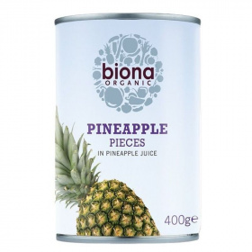 Biona bio ananász darabok (ananászlében) 400g