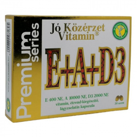 Jó Közérzet Premium Series E + A + D3-vitamin lágyzselatin kapszula 30db