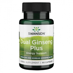 Swanson Dual ginseng plus komplex kapszula 60db