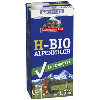 Berchtesgadener Land bio 1,5% laktózmentes tej 1000ml