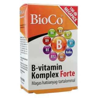 BioCo B-vitamin Komplex Forte tabletta 100db