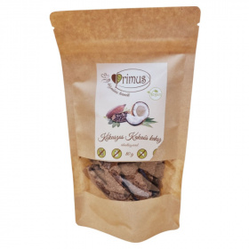 Primus vegán keksz - kókuszos, kakaós 80g