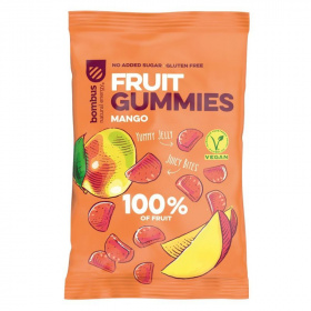 Bombus fruit gummies gyümölcscukorkák (mangós) 35g