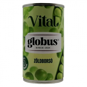 Globus vital zöldborsó konzerv 285g