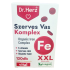 Dr. Herz Szerves Vas Komplex + C-vitamin + Szerves Cink + Folát kapszula 120db 