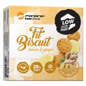 Forpro Fit Biscuit citromos-gyömbéres keksz édesítőszerrel 50g
