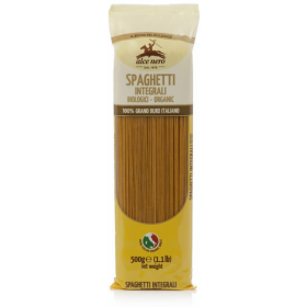 Alce Nero bio teljes kiőrlésű durum spagetti 500g