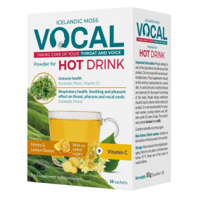 Vocal hot drink italpor - méz, citrom (10x5g) 10db