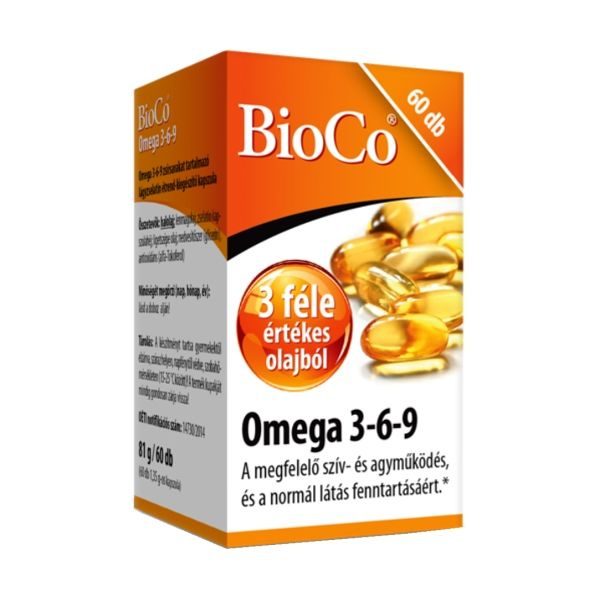 3487 Ft BioCo Omega 369 kapszula 60db Egészségpláza Budapest