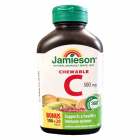 Jamieson C-vitamin 500mg szopogató tabletta háromféle gyümölcs ízesítéssel 120db Jamieson C-vitamin 500mg szopogató tabletta háromféle gyümölcs ízesítéssel 120db