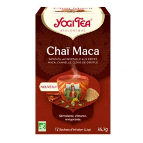 Yogi bio maca chai tea (17x2,1g) 17db