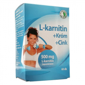 Dr. Chen L-karnitin 500 + Króm + Cink kapszula 60db