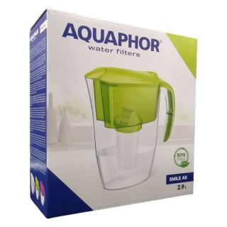 Aquaphor Smile (zöld, A5 szűrőbetéttel) vízszűrő kancsó 1db