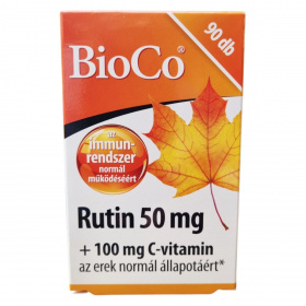 BioCo Rutin 50mg + 100mg C-vitamin tabletta 90db