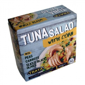 Trata füstölt tonhal saláta (kukoricával) 160g