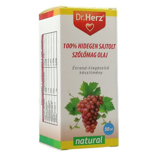 Dr. Herz 100% hidegen sajtolt szőlőmag olaj 50ml