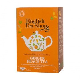 English Tea Shop bio gyömbéres barack tea 20db