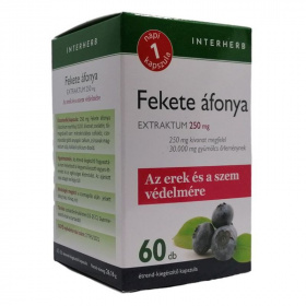 Interherb Napi 1 Fekete áfonya extraktum 250mg kapszula 60db