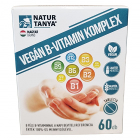 Natur Tanya vegán B-vitamin komplex tabletta 60db