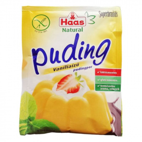 Haas Natural pudingpor - vaníliás 40g