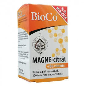 BioCo MAGNE-citrát + B6-vitamin filmtabletta 90db