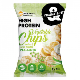 Forpro High Protein zöldség chips hagymás tejfölös 50g