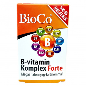 BioCo B-vitamin Komplex Forte tabletta 100db