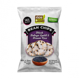 RiceUp! proteines chips fekete beluga lencsével 60g