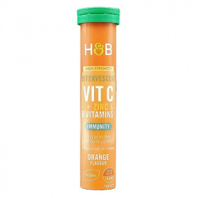 H&B C-vitamin+B-vitaminok+Cink pezsgőtabletta 20db