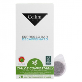 Cellini Decaffeinato egyenként csomagolt koffeinmentes kávé 18db