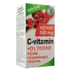 Dr. Chen C-vitamin 500mg Retard+D3+Acerola tabletta 105db