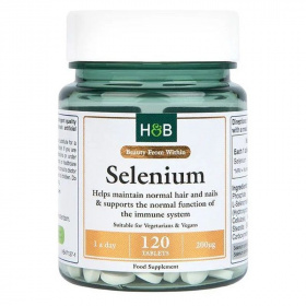 H&B Szelén 200mcg tabletta 120db