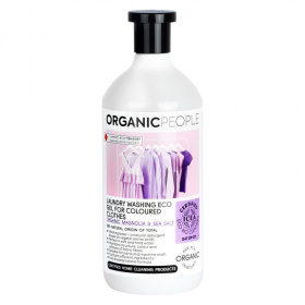 Organic People öko mosógél (színes ruhákhoz, bio magnóliával és tengeri sóval) 1000ml