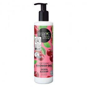 Organic Shop bio tusfürdő (softening cseresznyével és áfonyával) 280ml