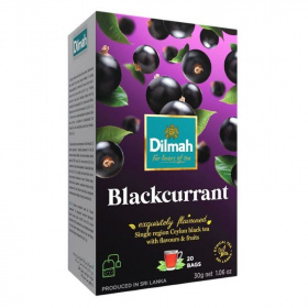 Dilmah fekete tea - feketeribizli 20db
